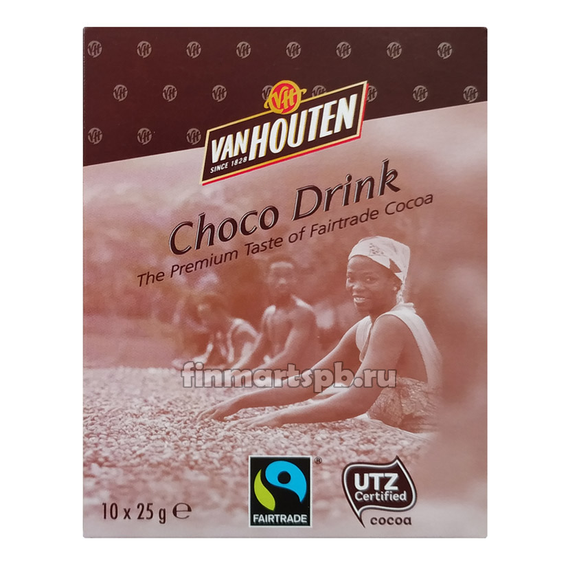 Какао в пакетиках Van Houten Choсo Drink