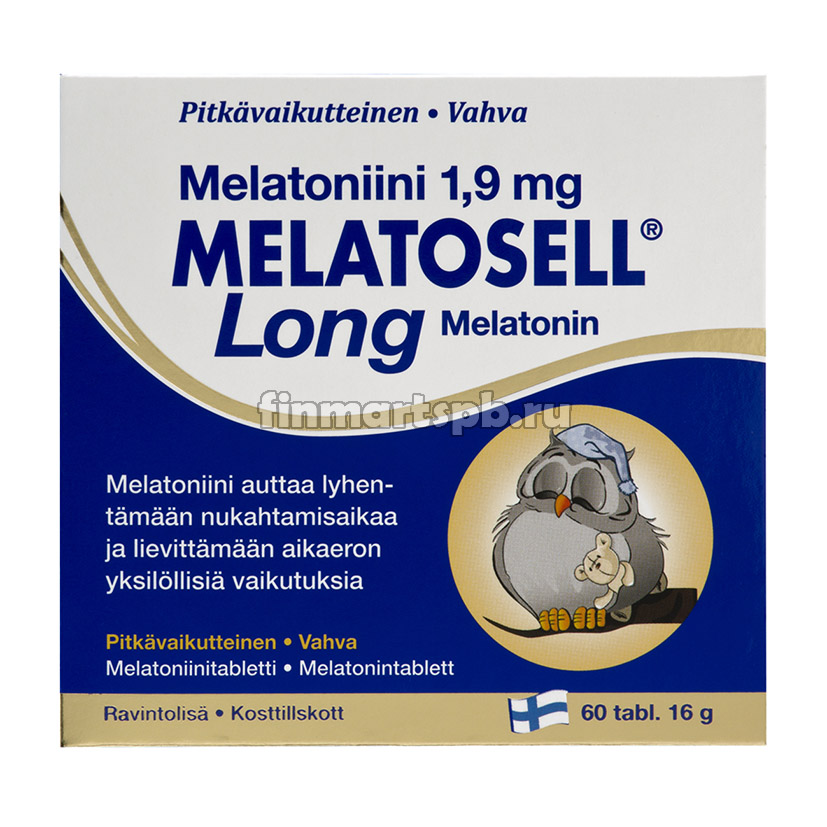 Витамины для улучшения сна Melatosell Long 1,9 mg