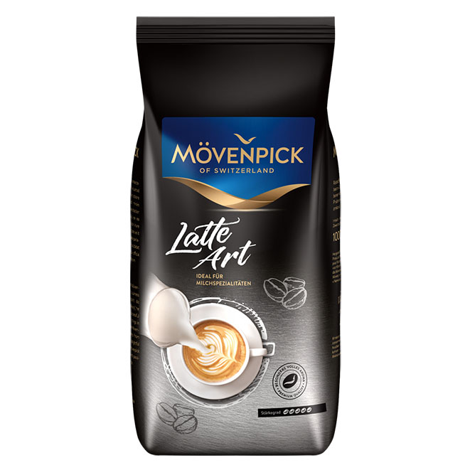 Кофе в зёрнах Movenpick Latte Art