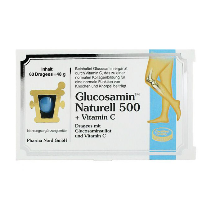 Витамины Pharma Nord Glukosamin naturell 500 + vitamin C