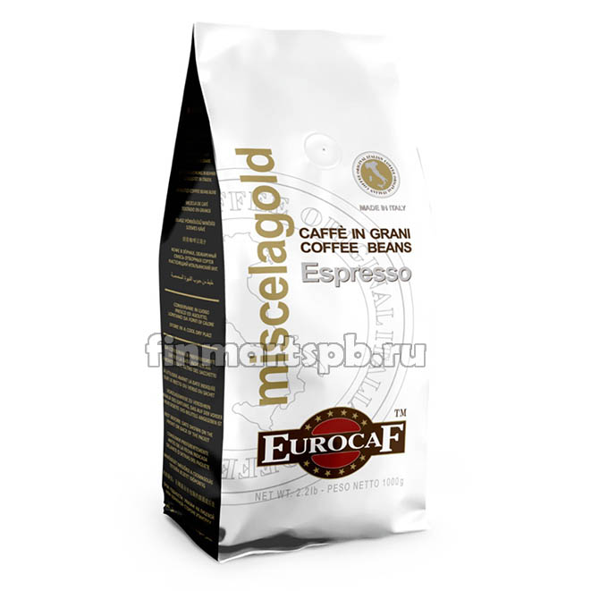 Кофе в зёрнах Eurocaf Miscelagold Espresso