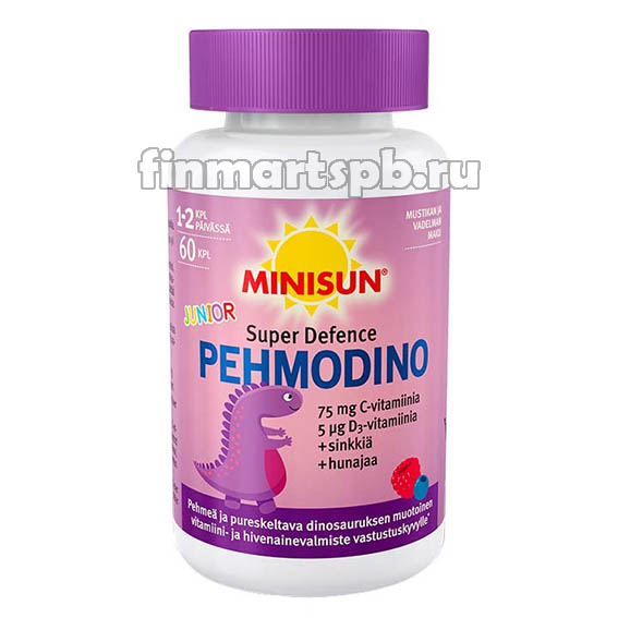 Витамины для иммунитета Minisun Super Defence Pehmodino