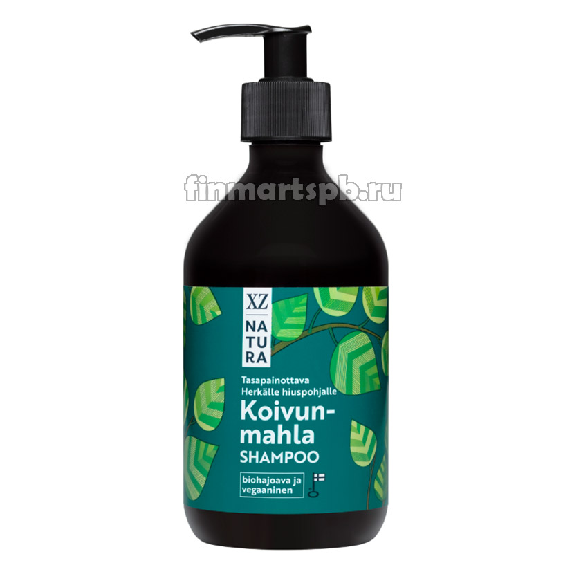 Шампунь XZ Natura Koivunmahla shampoo (берёзовый сок) - 375 мл.