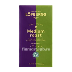 Кофе молотый Lofbergs Lila Medium Roast (Лефбергс лила) - 500 гр._0