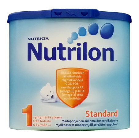 Детское питание Nutricia Nutrilon Standart 1 (Нутриция Нутрилон Стандарт 1)  - 400 гр. | Товары из Финляндии