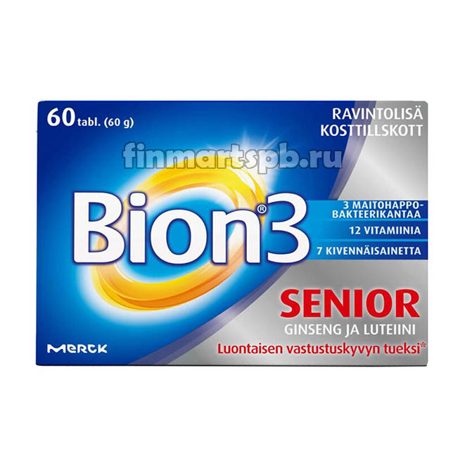 Витамины Bion 3 Senior - 60 таб.