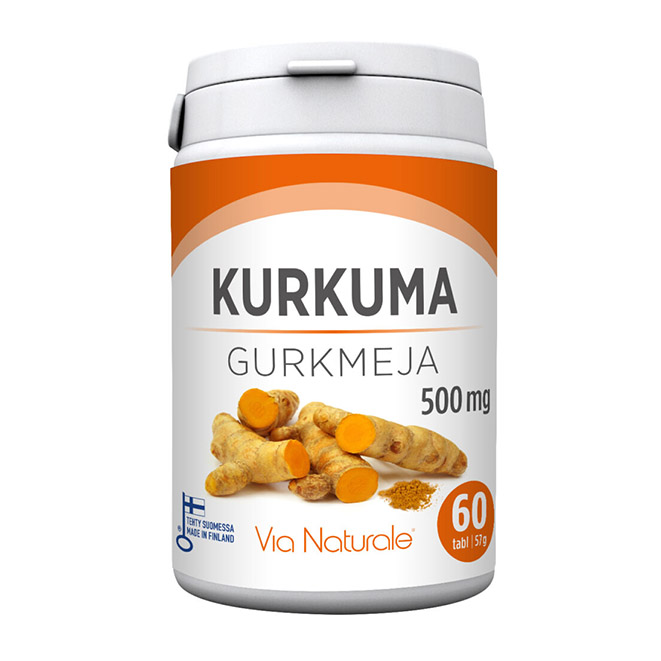 Витамины из Финляндии - Куркума Kurkuma 500 мг .