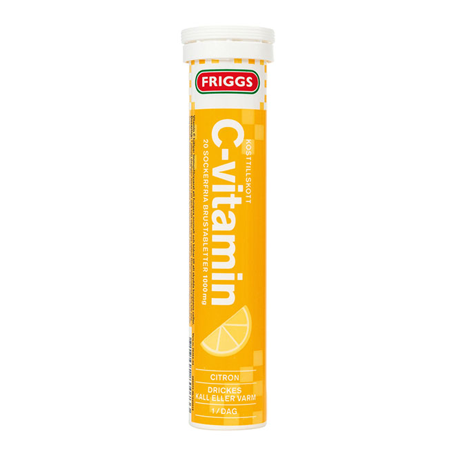 Шипучие витамины Friggs Vitamin-C (Витамин С , вкус лимон)