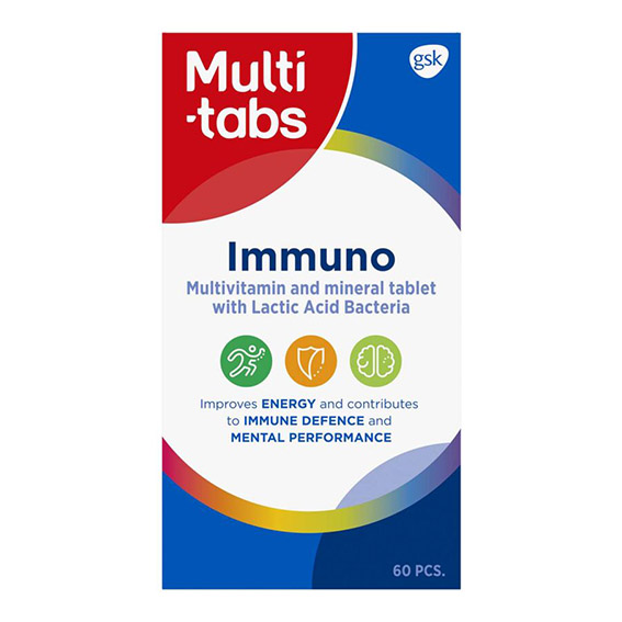 Multi-Tabs Immuno (поливитамины и лактобактерии) , 60 шт.