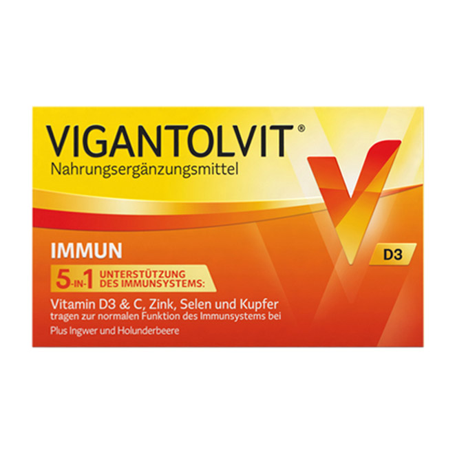 Витамины для иммунитета Vigantolvit Immun (Вигантолвит Иммун)
