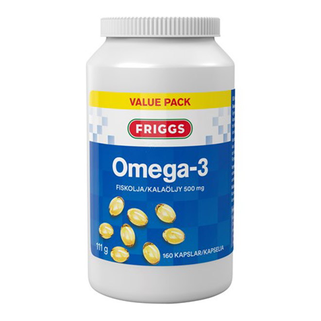 Рыбий жир Омега 3 - Friggs Omega 3 , 160 капсул.
