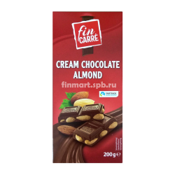 Шоколад Fin carre Cream chocolate almond (Миндаль) - 200 гр._0