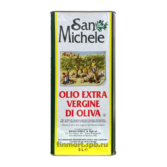 Оливковое масло San-Michele Olio Extra Vergine Di Oliva - 5 л.