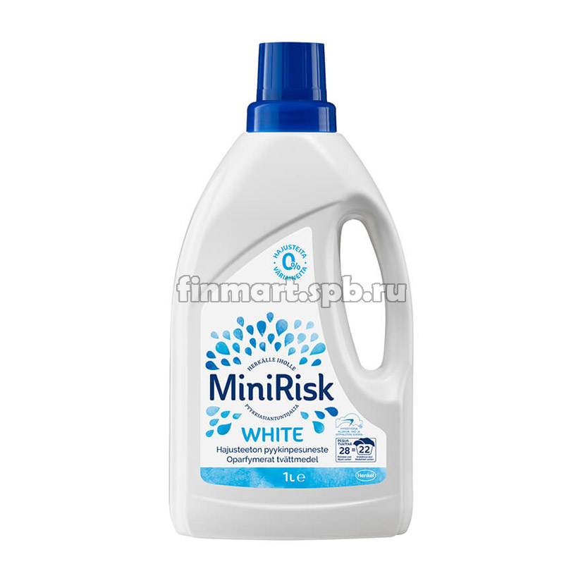 Гель для стирки Mini Risk White (для белого) - 1 л.