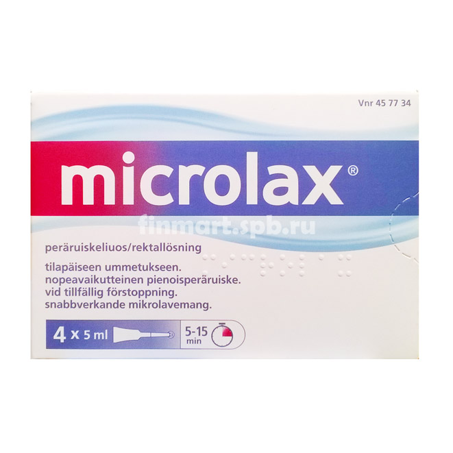 Микроклизмы Microlax - 4 шт.