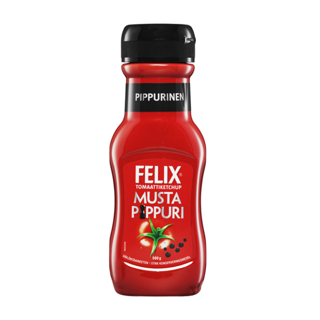 Кетчуп Felix Musta Pippuri (с чёрным перцем) - 500 гр.