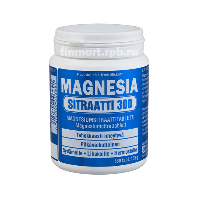 Magnesia sitraatti 300 - 160 таб.