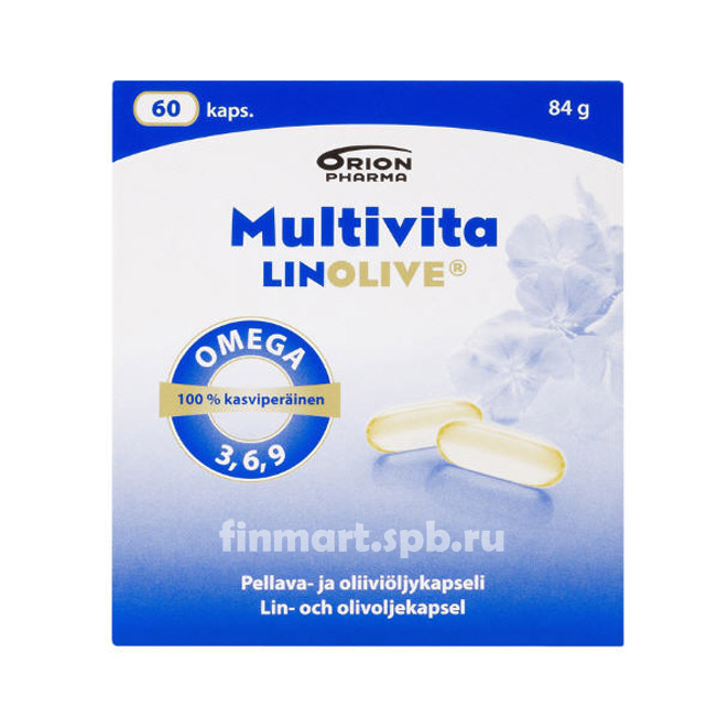 Multivita Linolive (Omega 3 6 9) - 60 шт.